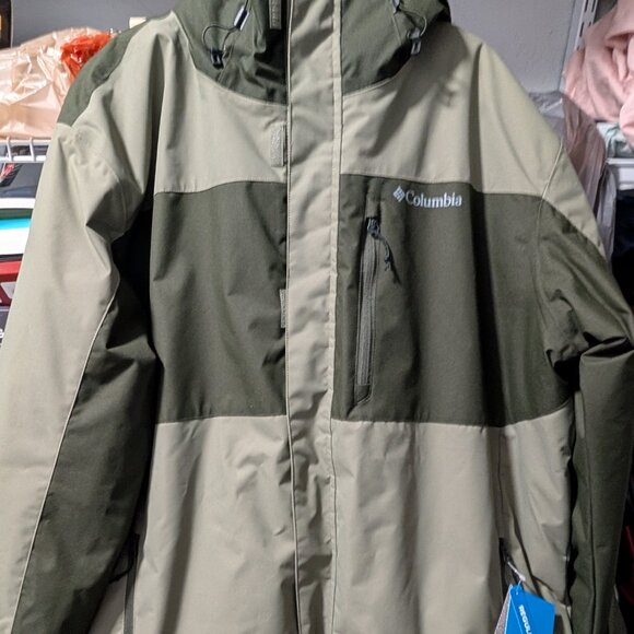 Columbia Green Tipton Peak III Omni Heat Insulated Jacket Men’s XLT Big & Tall